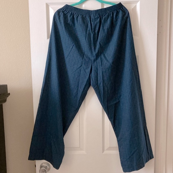 Small Plaid Lounge Pant - Navy & Green by Club Room - Picture 5 of 10